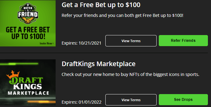 draftkings other promotions arizona